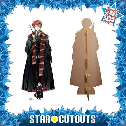 Ron Weasley Anime Style Harry Potter Lifesize Cardboard Cutout 175cm Product Gallery Image